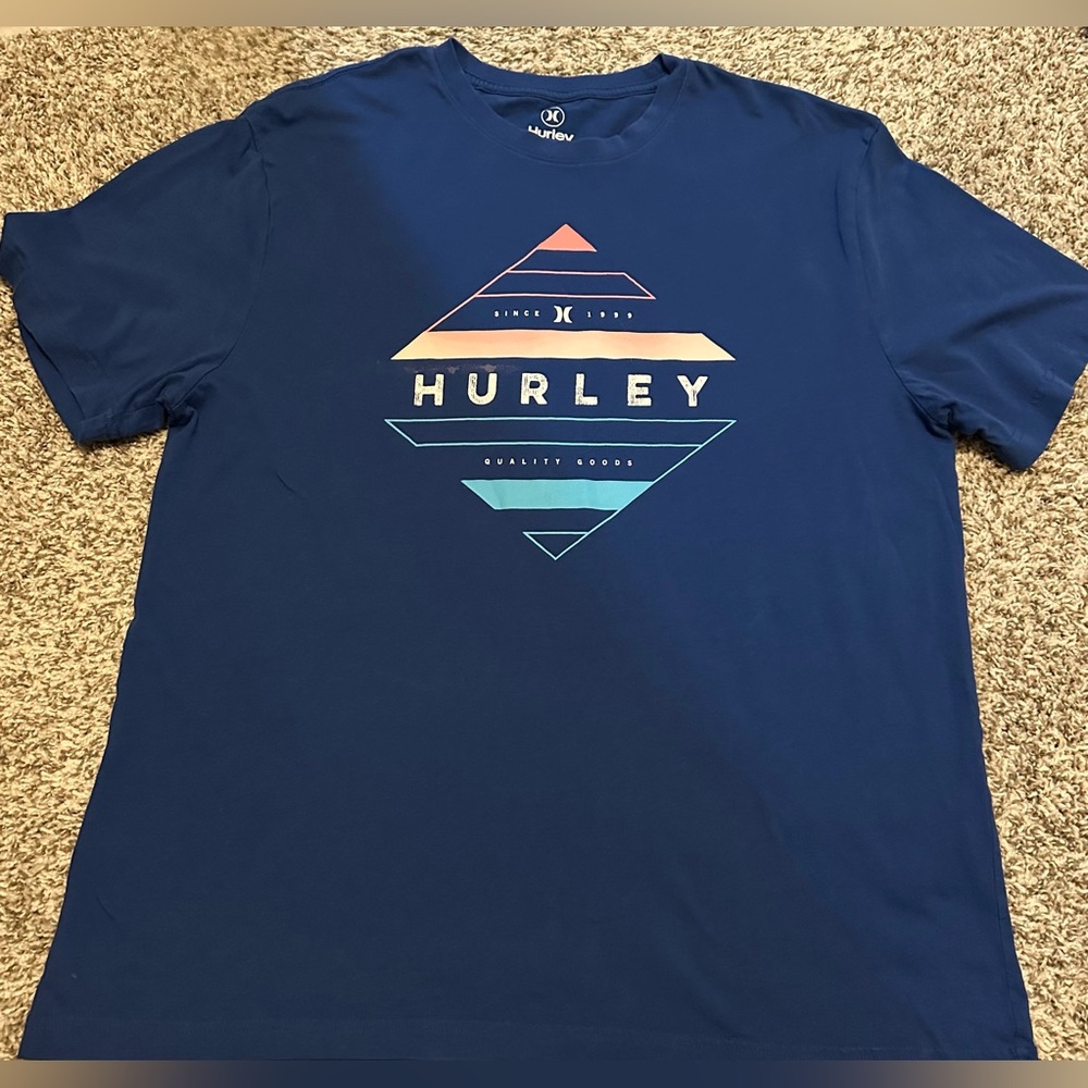 Hurley Men's Navy Graphic Tee
